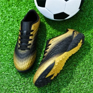 Crampons de football unisexes pour jeunes, chaussures de football confortables et respirantes pour l'entraînement des matchs