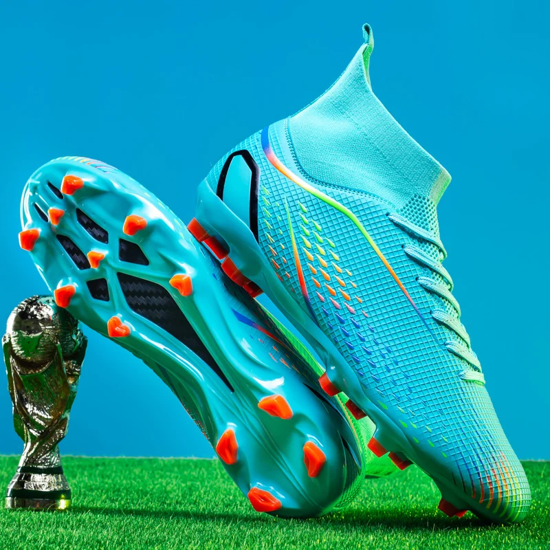 Chaussures de football respirantes unisexes pour hommes, chaussures d'entraînement professionnelles, chaussures de football en plein air, gazon, match de futsal, Ange, non ald – Image 5