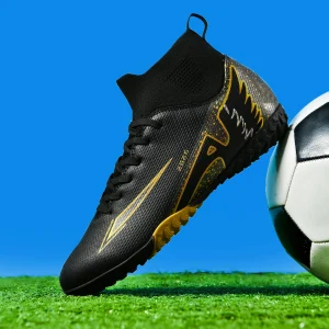 Bottes de Football professionnelles pour hommes, chaussures de Football pour adultes, crampons de Football ultralégers, baskets de sport de plein air pour entraînement