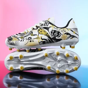 Nouveaux hommes bottes de Football enfants chaussures de Football originales intérieur bottes de terrain de Football professionnel crampons de société TF/AG baskets antidérapantes